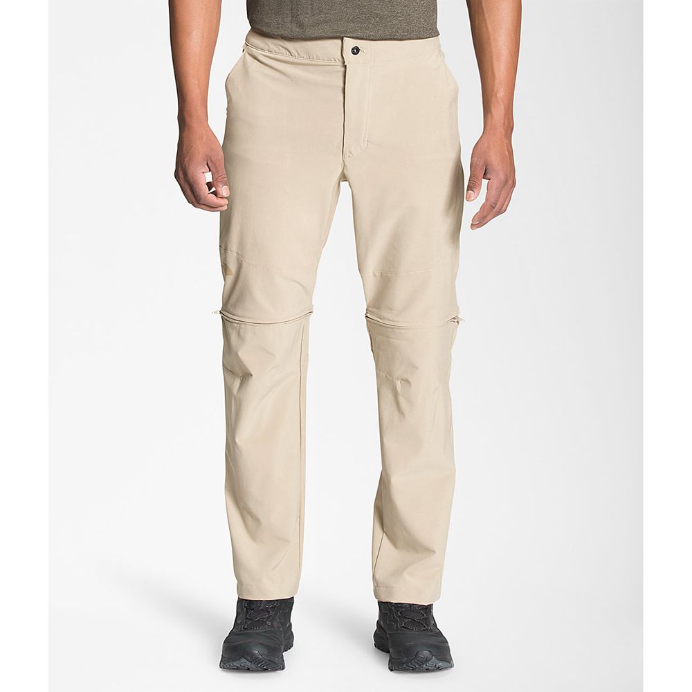 The North Face Pants Mens Australia - The North Face Paramount Active Convertible Beige Flashdry (CD